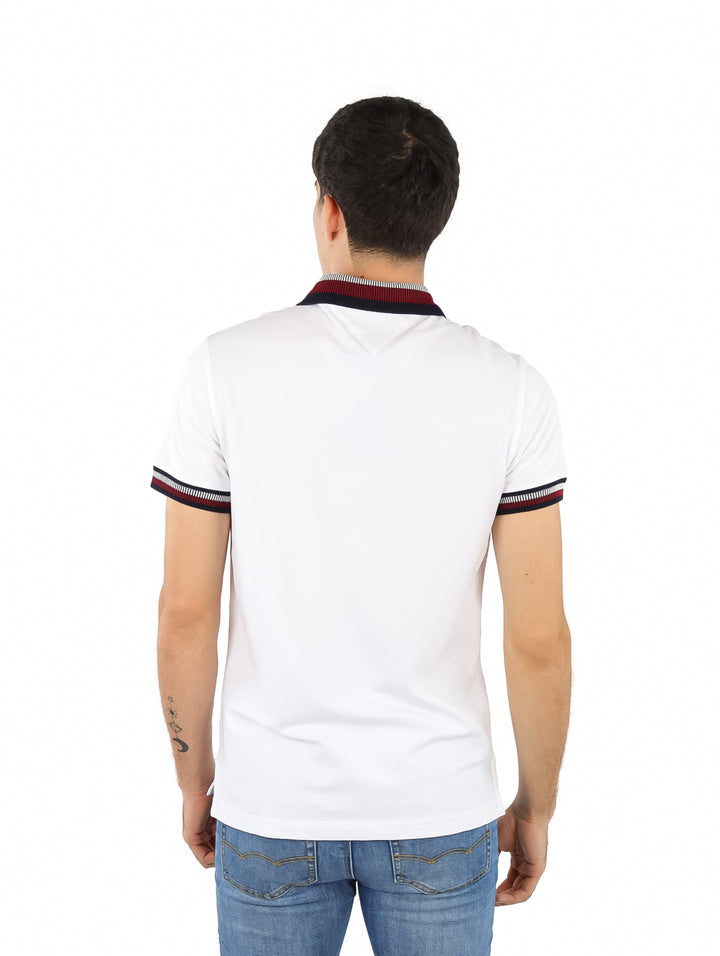 Playera Polo Tommy Hilfiger Blanca para Hombre
