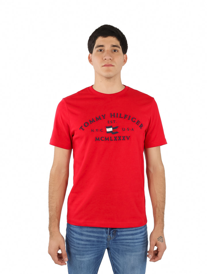 Playera Tommy Hilfiger Rojo para Hombre