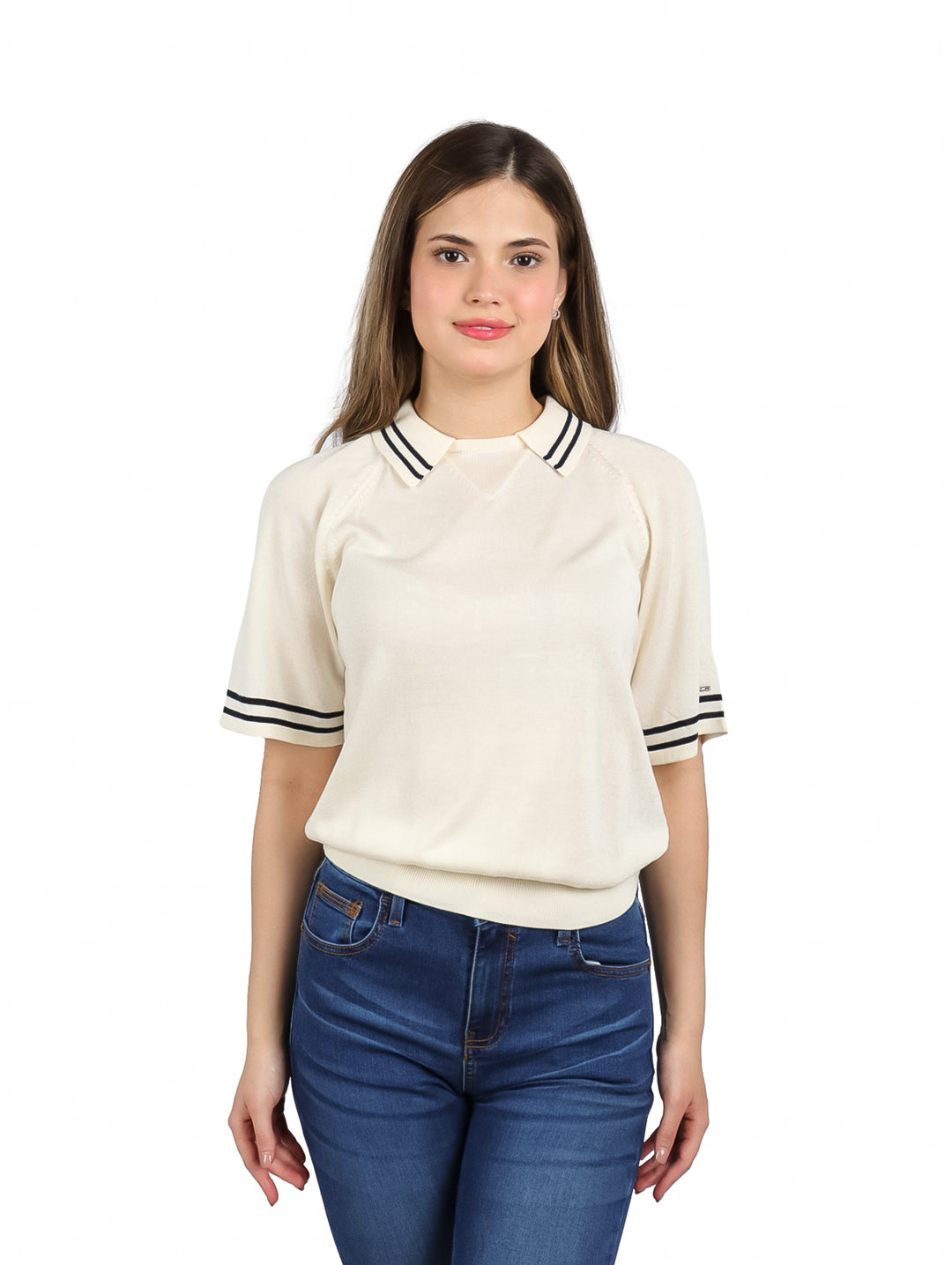Playera Polo Tommy Hilfiger Calico para Mujer