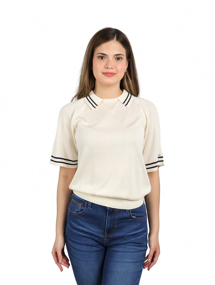 Playera Polo Tommy Hilfiger Calico para Mujer