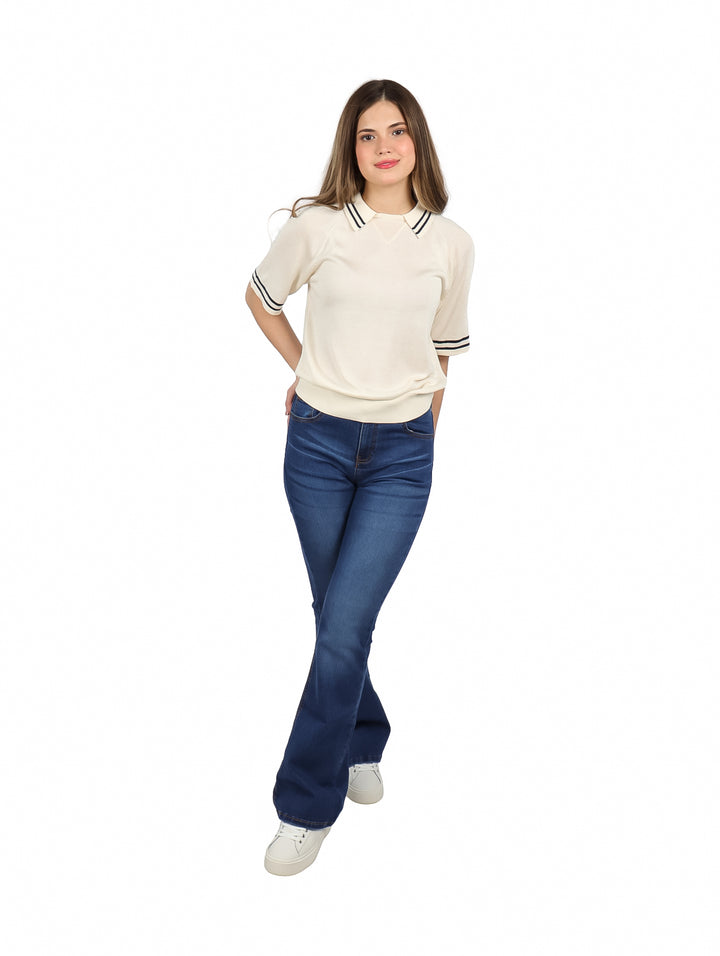 Playera Polo Tommy Hilfiger Calico para Mujer