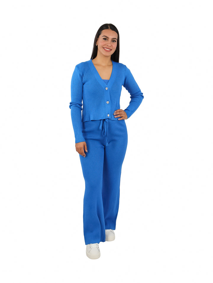 Conjunto ATOK de Pantalón y Saco Azul para Mujer