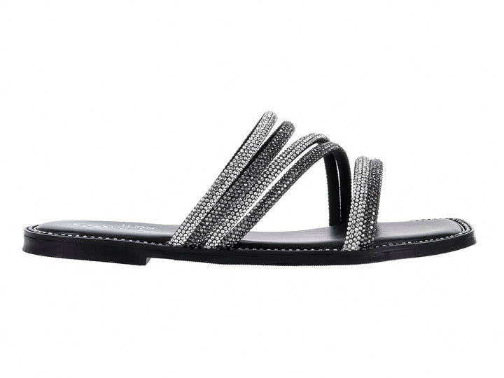 Sandalias Luna Rosa Negro para Mujer