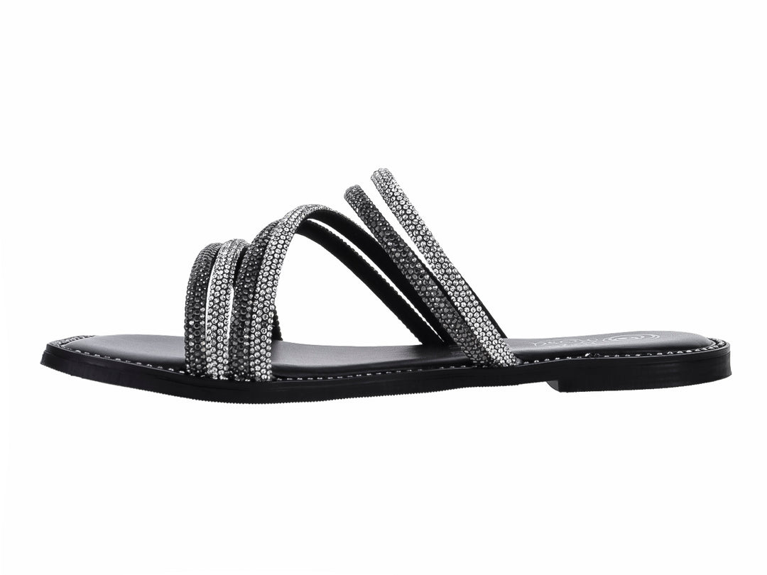 Sandalias Luna Rosa Negro para Mujer