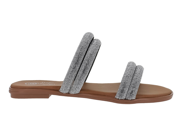 Sandalias Luna Rosa Plata para Mujer