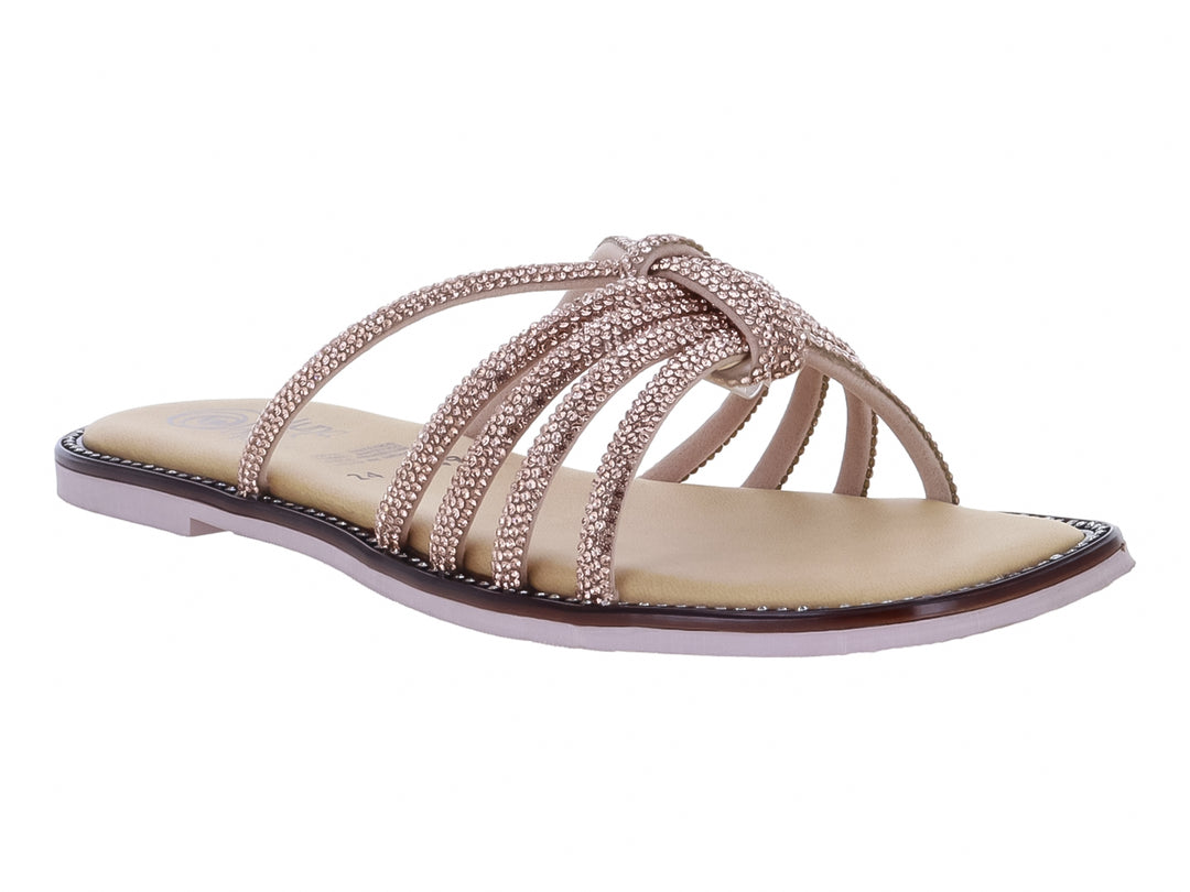 Sandalias Luna Rosa Color Maquillaje para Mujer