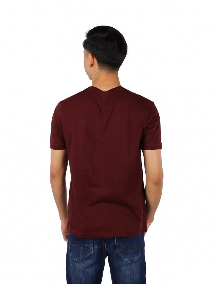 Playera Básica Bratto Color Vino para Hombre