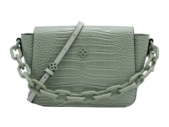 Bolso Jaime Ibiza Croco Aqua para Mujer