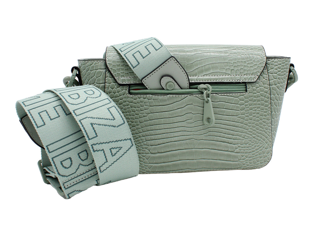 Bolso Jaime Ibiza Croco Aqua para Mujer