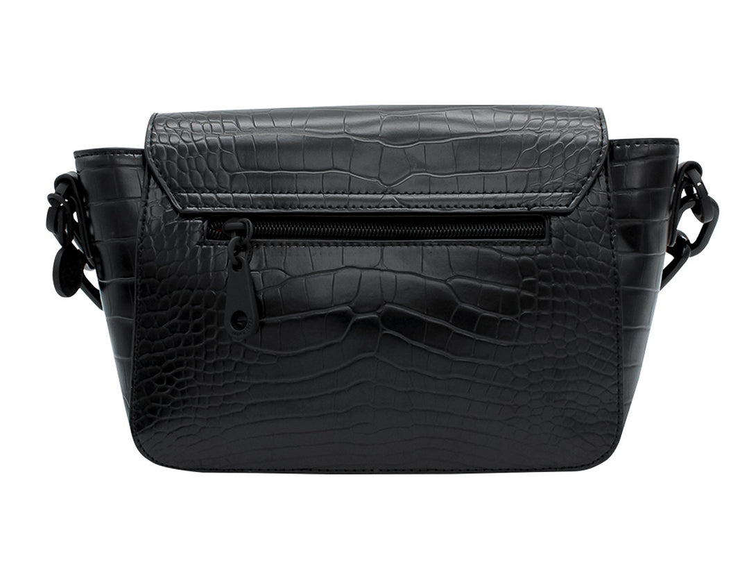 Bolso Jaime Ibiza Croco Negro para Mujer
