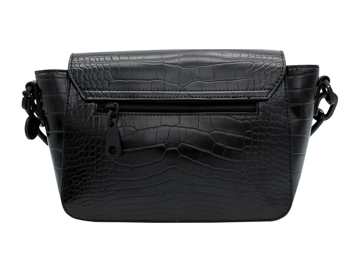 Bolso Jaime Ibiza Croco Negro para Mujer