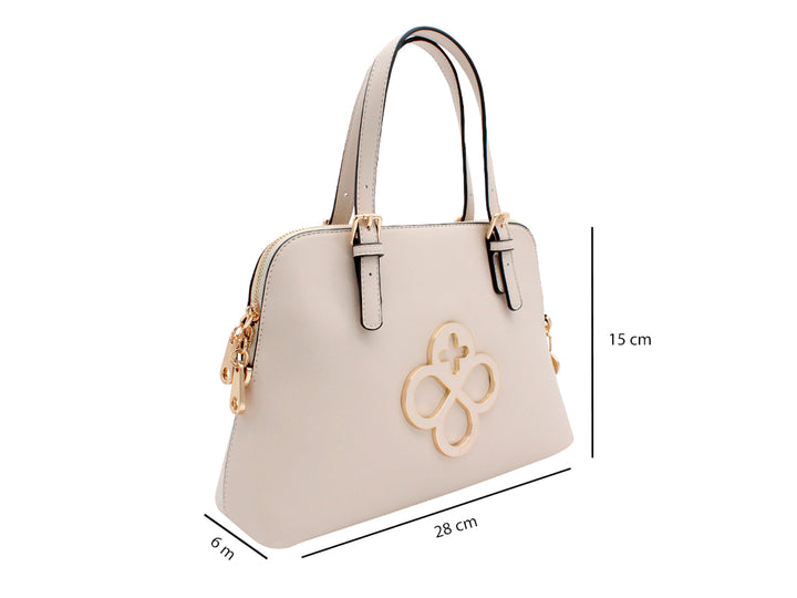 Bolsa de Hombro Jaime Ibiza Beige para Mujer