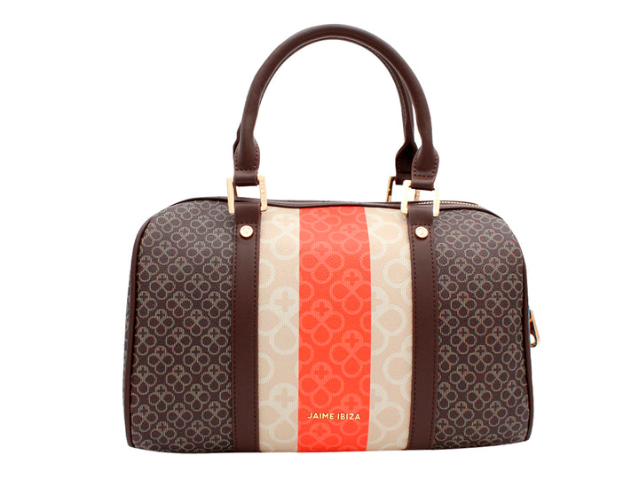 Bolso Mini Cilíndrico Jaime Ibiza Chocolate para Mujer