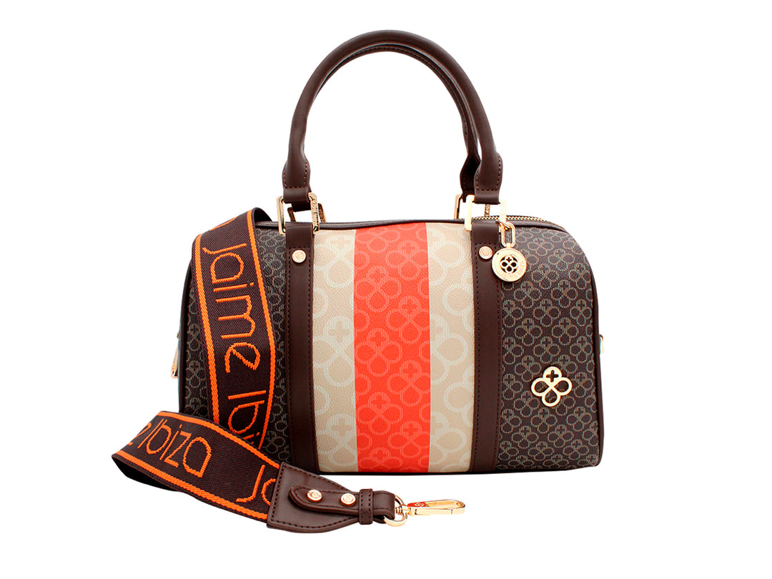 Bolso Mini Cilíndrico Jaime Ibiza Chocolate para Mujer