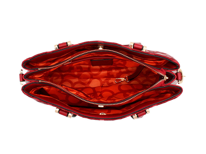 Bolsa de Hombro Jaime Ibiza Rojo para Mujer