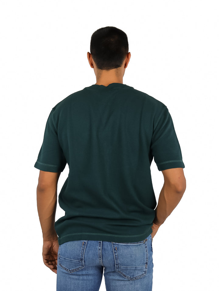 Playera Calvin Klein Verde Ponderosa Pine para Hombre