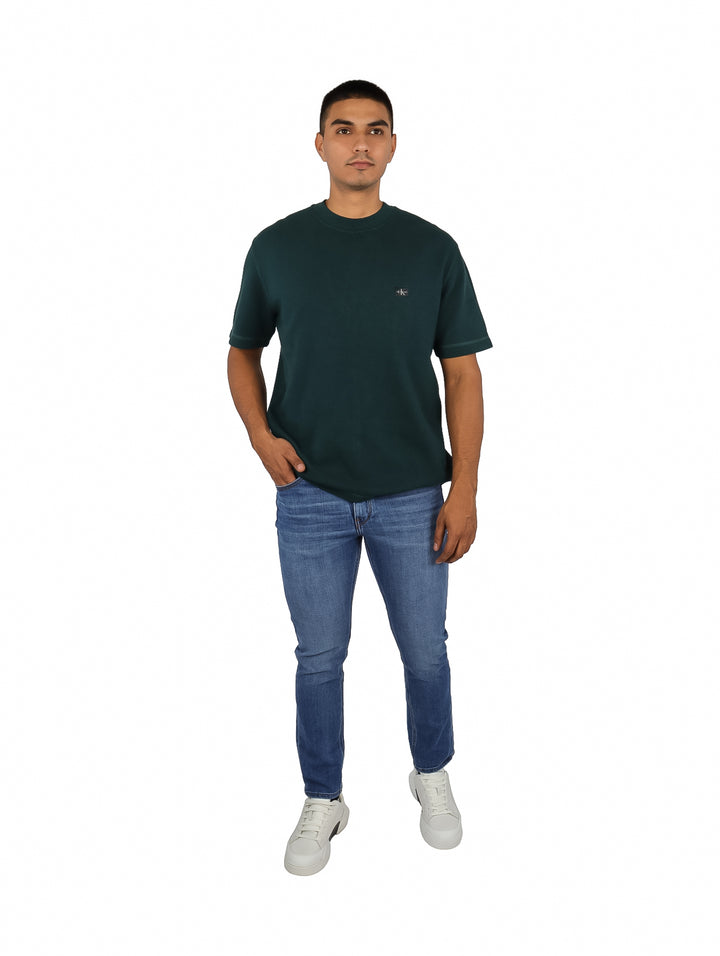 Playera Calvin Klein Verde Ponderosa Pine para Hombre