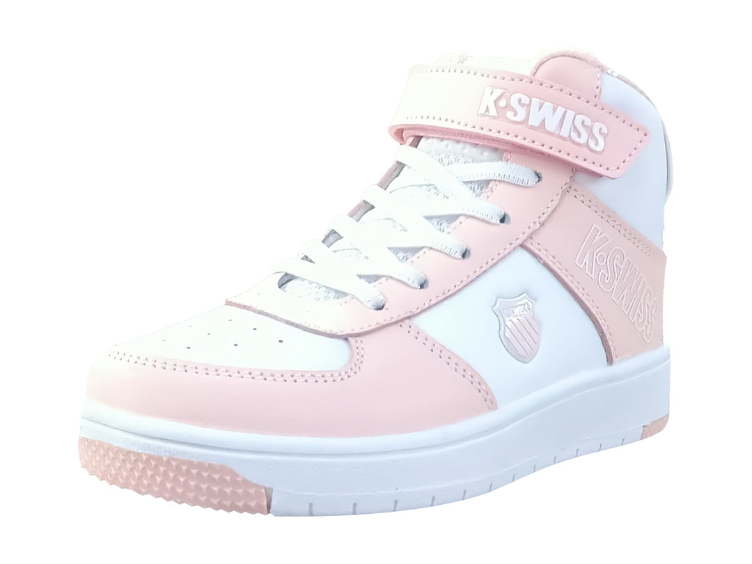 Tenis K-SWISS Salt Mid Rosa y Blanco para Niña