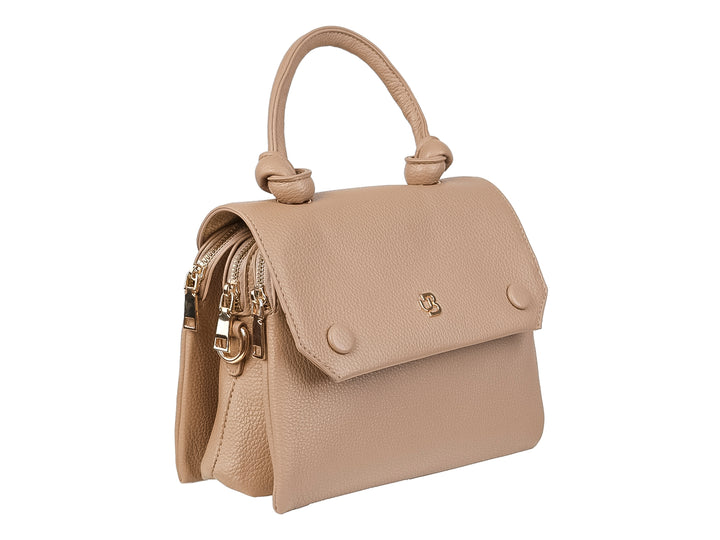 Bolso de Mano Unibella Color Khaki para Mujer
