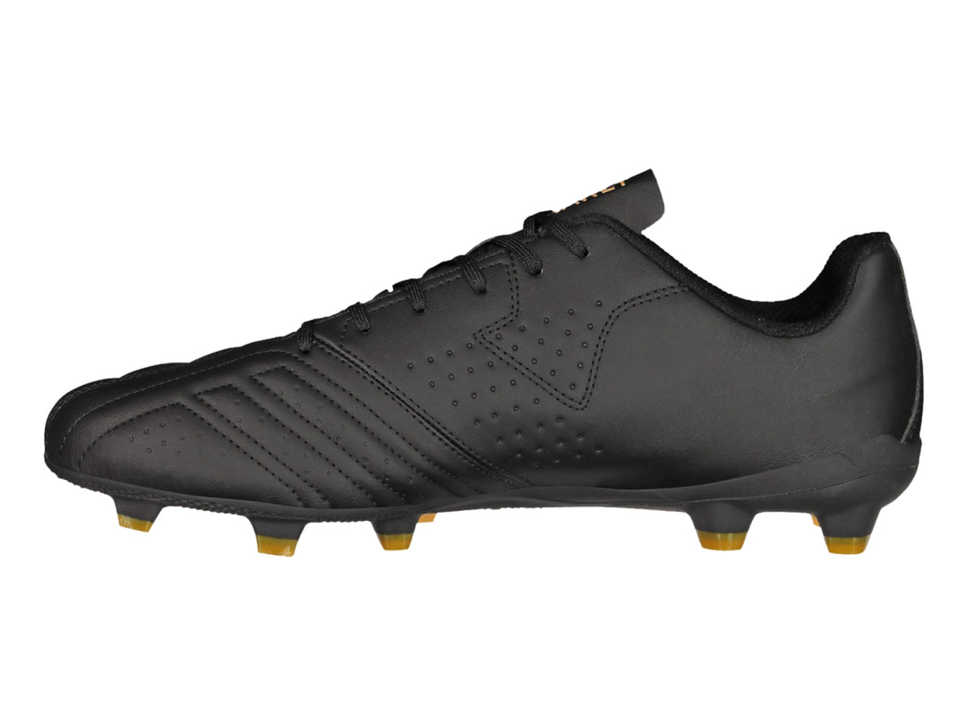 Tenis de Fútbol Charly Negro con Oro para Hombre
