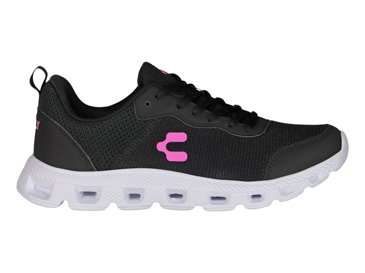 Tenis Charly Negro con Fucsia para Mujer