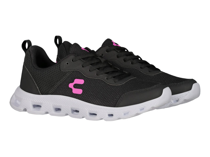 Tenis Charly Negro con Fucsia para Mujer