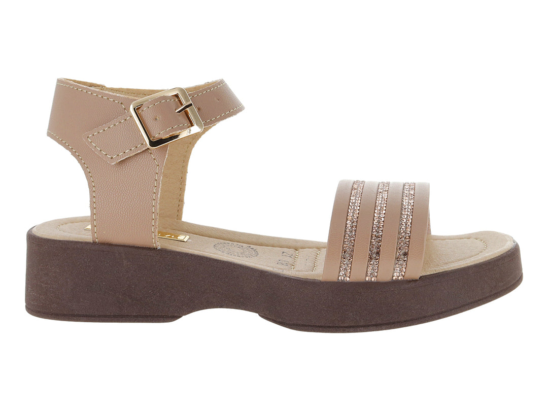 Sandalias Miroslava Color Maquillaje para Niña