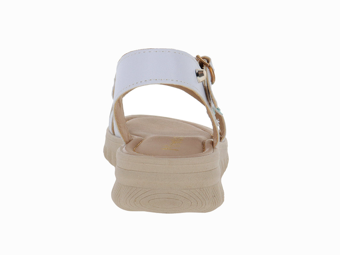 Sandalias Miroslava Blanco Multicolor para Niña