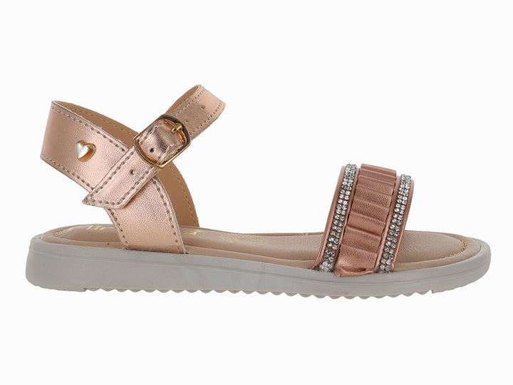 Sandalias Miroslava Oro Rosado para Niña