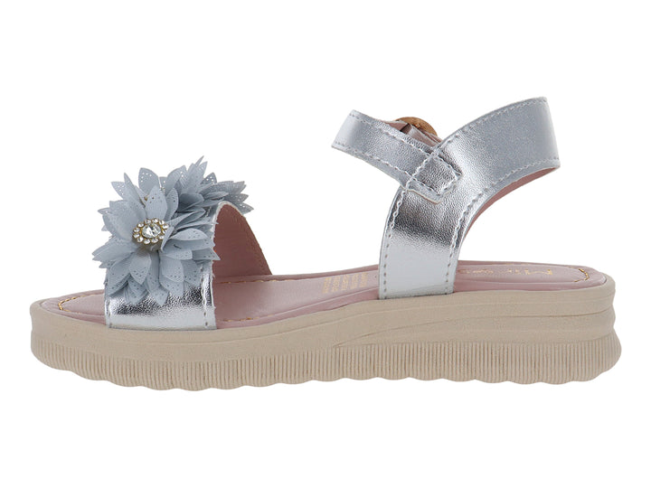 Sandalias Miroslava Plata para Niña