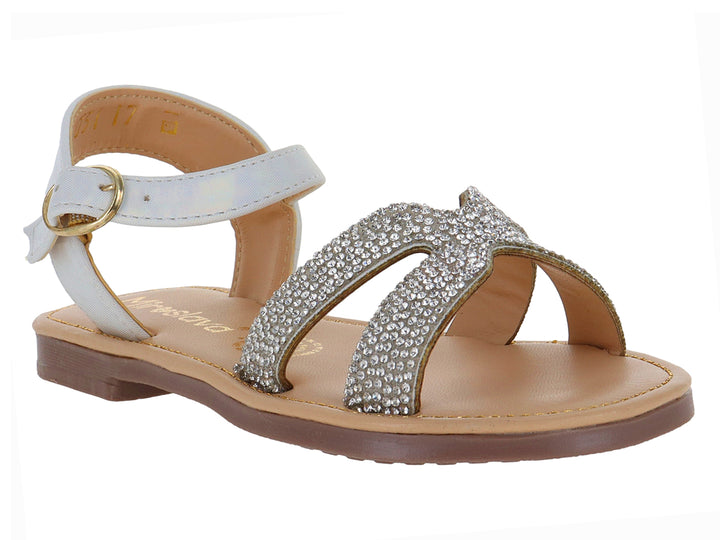 Sandalias Miroslava Blanco para Niña
