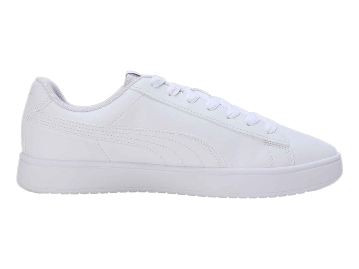 Tenis PUMA Rickie Classic en color blanco total con suela blanca y cordones