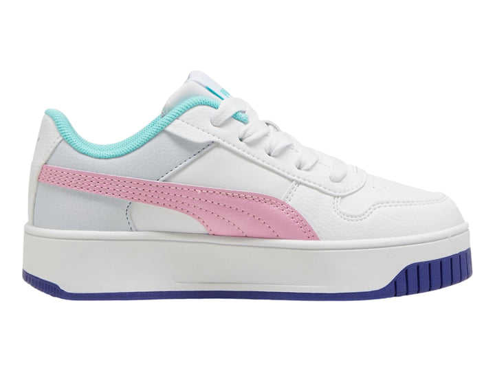 Tenis PUMA Carina Street Blanco y Multicolor para Niña