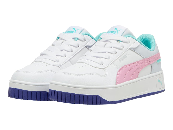 Tenis PUMA Carina Street Blanco y Multicolor para Niña