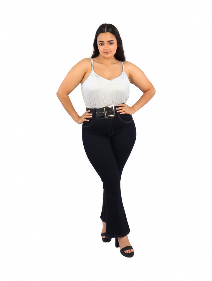 Jeans NYD Jeans Acampanados Indigo para Mujer