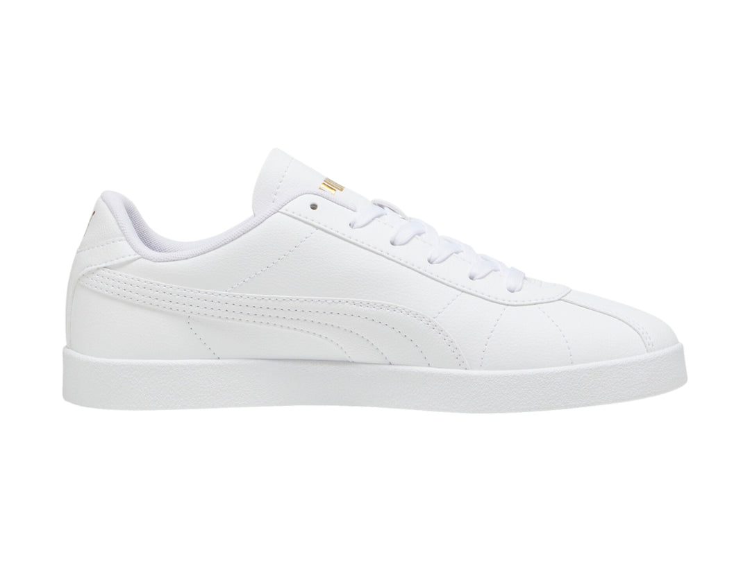 Tenis PUMA Club II SL Blanco y Oro para Hombre