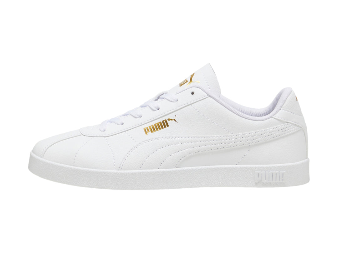 Tenis PUMA Club II SL Blanco y Oro para Hombre