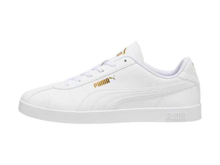 Tenis PUMA Club II SL Blanco y Oro para Hombre