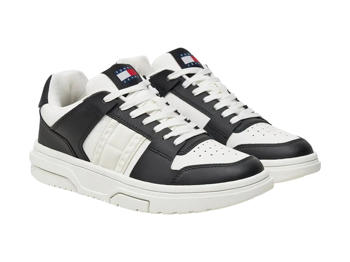 Tenis Tommy Hilfiger The Brooklyn Negro y Blanco para Mujer
