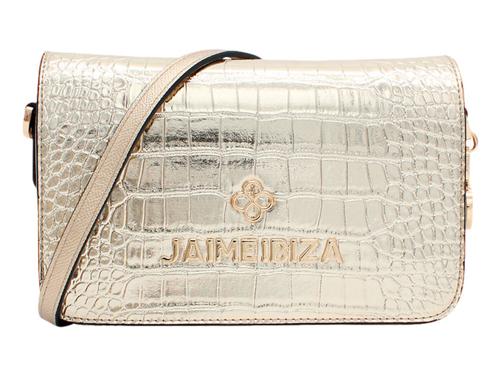 Bolsa Jaime Ibiza Croco Oro para Mujer