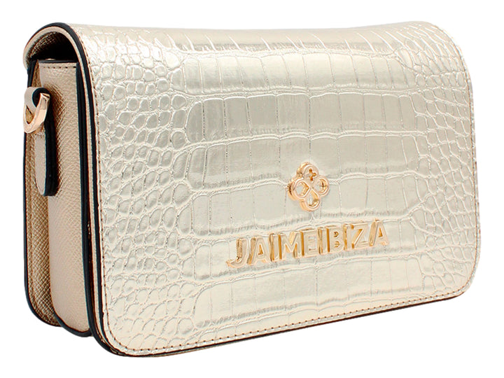 Bolsa Jaime Ibiza Croco Oro para Mujer