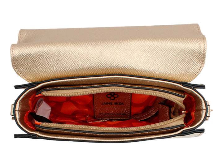 Bolsa Jaime Ibiza Croco Oro para Mujer