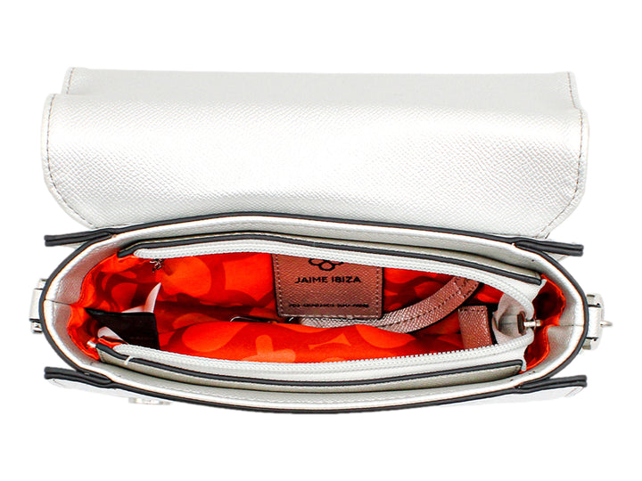 Bolso Jaime Ibiza Croco Plata para Mujer