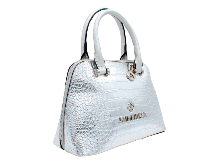 Bolsa Jaime Ibiza Croco Plata para Mujer