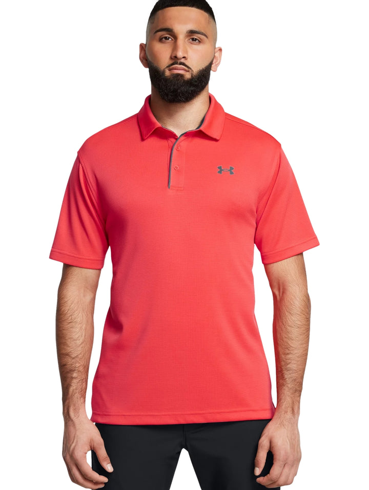 Playera Polo Under Armour Tech Rojo para Hombre