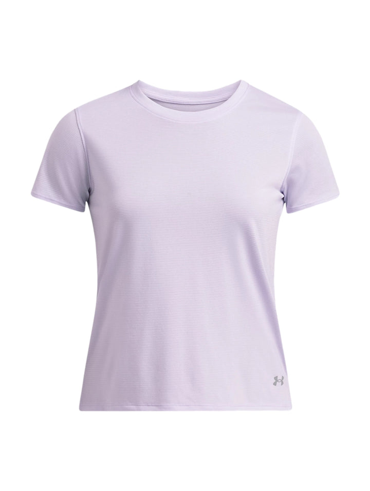 Playera Under Armour Launch Manga Corta Morado para Mujer