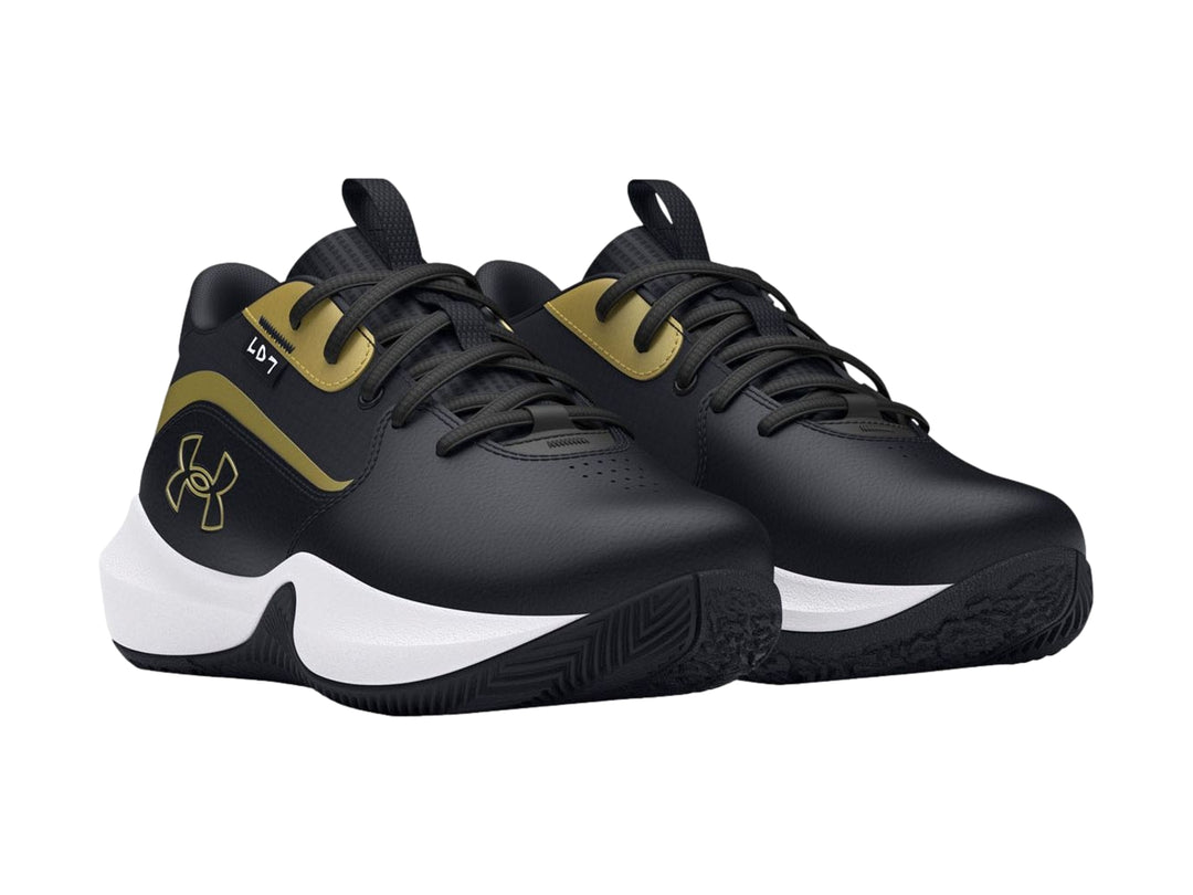 Tenis Under Armour GS Lockdown 7 Negro para Niño