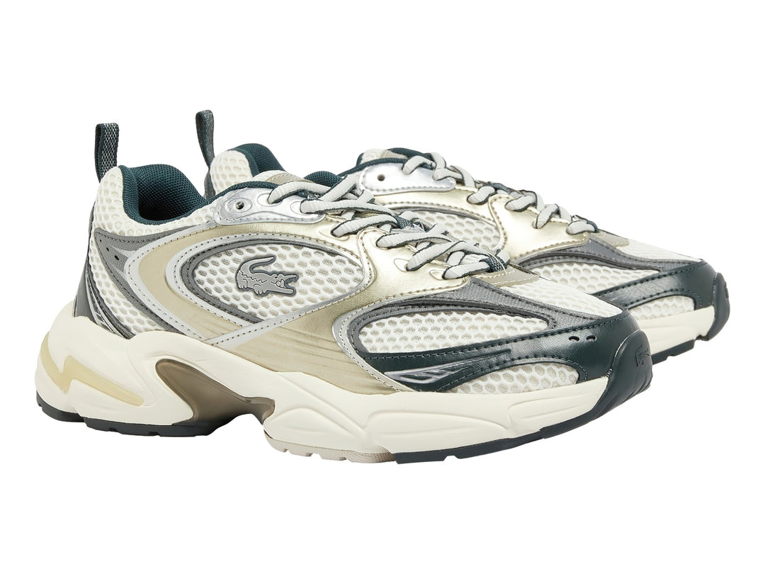 Tenis Lacoste Storm 96 2K Blanco y Verde para Mujer