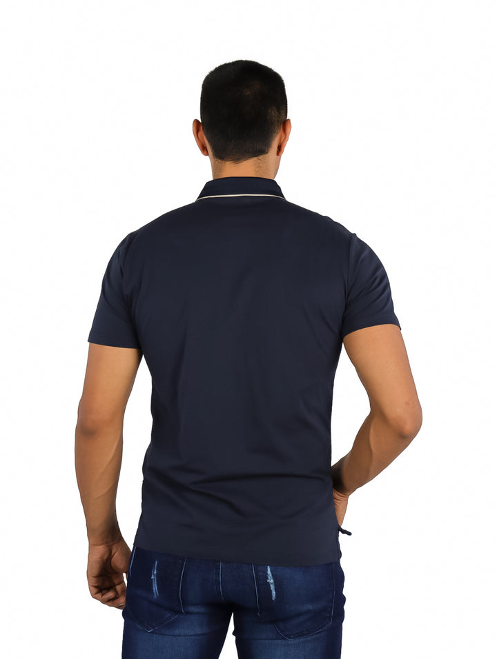Playera Polo Carven Azul Marino para Hombre