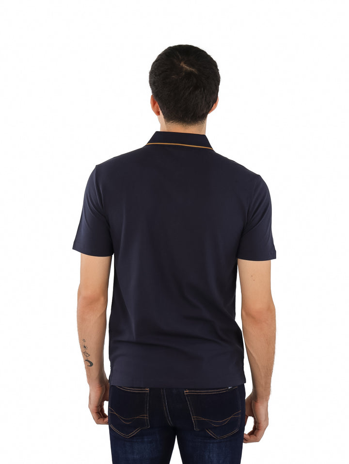 Camisa Carven Manga Corta Azul Marino para Hombre